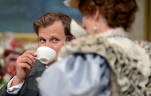 &lt;p&gt;Alfred Coggins as John Worthing rehearses a scene from Oscar Wilde's &quot;The Importance of Being Earnest&quot; with Becky Sterling Rygg as Gwendolen Fairfax.&lt;/p&gt;