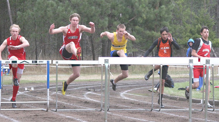 &lt;p&gt;Competitors from Noxon, Thompson Falls and Plains run in the boys 110 meter hurdles at the Thompson Falls Invitational.&lt;/p&gt;