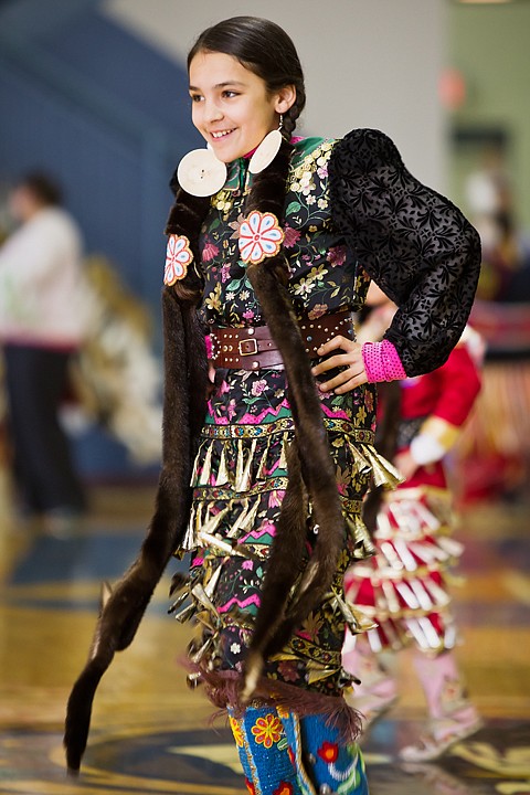 &lt;p&gt;SHAWN GUST/Press Jordyn Nomee, 12, a jingle dancer with the Shooting Stars Dancers, a Coeur d'Alene Tribe youth dance troupe, performs Wednesday at the tribe's census pow wow in Plummer.&lt;/p&gt;