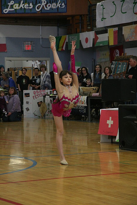 &lt;p&gt;Lakes Magnet Middle School student Magda Staszewska, 12, performs a dance routine Saturday at the Multicultural Faire.&lt;/p&gt;