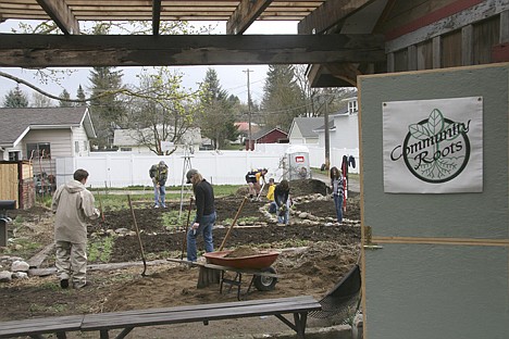 &lt;p&gt;Volunteers get the Community Roots bed at the Shared Harvest Community Garden ready for spring planting. Produce from the bed is donated to a number of food assistance facilities in the Coeur d'Alene area.&lt;/p&gt;