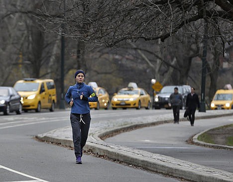 &lt;p&gt;A person takes a morning run through Central Park in New York, Thursday, April 9, Many business travelers like to go out for morning jogs in whatever city they're visiting. Often they pick a well-known route so they can sightsee a bit, stay safe and so they won't get lost.&lt;/p&gt;