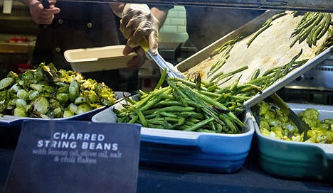 &lt;p&gt;Oven cooked string beans join other vegetable varieties ready for the lunchtime crowd at The Little Beet at the restaurant in New York., March 12.&lt;/p&gt;