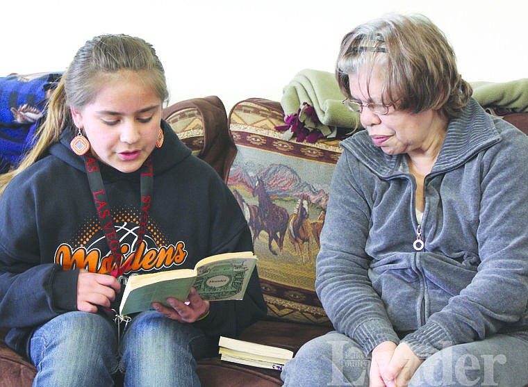 &lt;p&gt;Patricia Christensen reads to Cindy Santo at Mission View Care Center in Ronan last week. Several Boys &amp; Girls Club members read to care center residents on a regular basis.&lt;/p&gt;