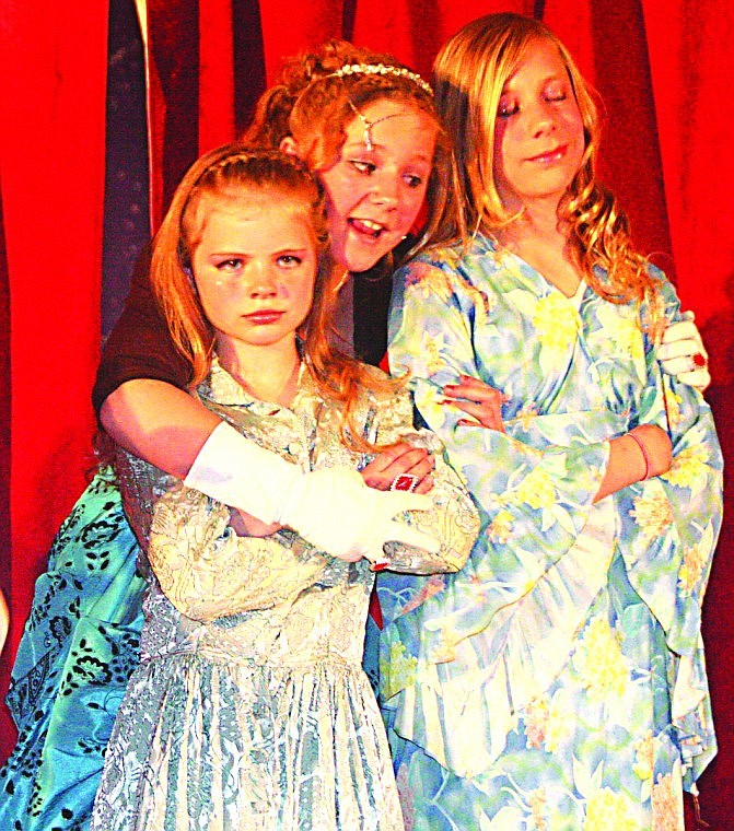 &lt;p&gt;From left to right: Krysta Smiley, Tara Lee Ryan and Sarach Wood during a performance of &quot;Cinderella&quot; at Paradise School on April 13.&lt;/p&gt;