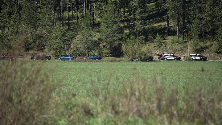 &lt;p&gt;LOREN BENOIT/Press Idaho State Police respond to a believed stolen vehicle Tuesday morning, April 19, 2016, near Cougar Gulch Road off of interstate 95 after the vehicle tripped the camera system on interstate 90 and later hit a officer's vehicle at Mica View Road.&lt;/p&gt;