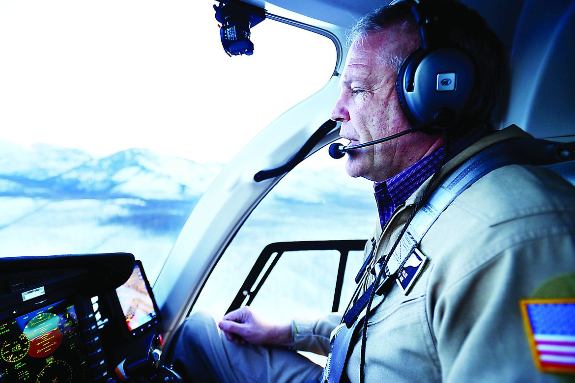 &lt;p&gt;Jim Bob Pierce takes off from the Glacier Park International Airport on Jan. 20.&lt;/p&gt;