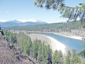 <p>From high upon the Haul Road, the Kootenai River winds through Lincoln County above Libby. A conservation group says the river is among the country’s most endangered as a result of the run-off of selenium from open-pit coal mines from British Columbia, Canada, that flow into Lake Koocanusa. </p>