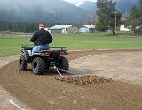 Volunteers gathered for a field clean up project in Thompson Falls over the weekend. Weeds were pulled, the field was raked and graveled among other chores to get ready to hold games. The youth league will start April 23 and the official season starts on the 25.