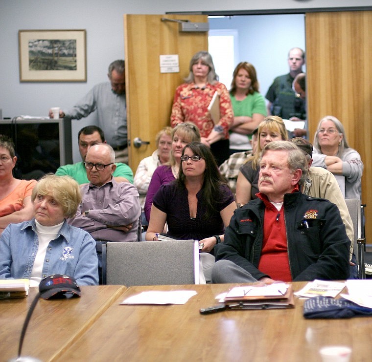 &lt;p&gt;West End Volunteer Fire Chief Bruce Charles listens to discussion at a Mineral County Commissioner's Meeting on April 11.&lt;/p&gt;