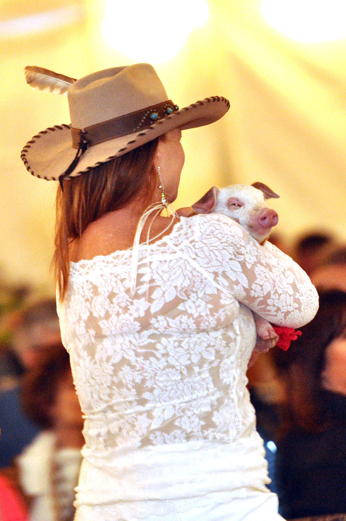 &lt;p&gt;&lt;strong&gt;Storm Riggio showcases one of the piglets to the crowd.&lt;/strong&gt;&lt;/p&gt;&lt;p&gt;&lt;strong&gt;&#160;&lt;/strong&gt;&lt;/p&gt;