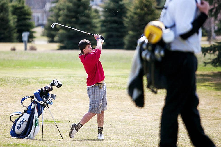 &lt;p&gt;Bigfork&#146;s Ryder Trent watches a shot from the 12th fairway Thursday afternoon during the Bigfork Invitational at Eagle Bend Golf Course. Trent shot a 95.&lt;/p&gt;