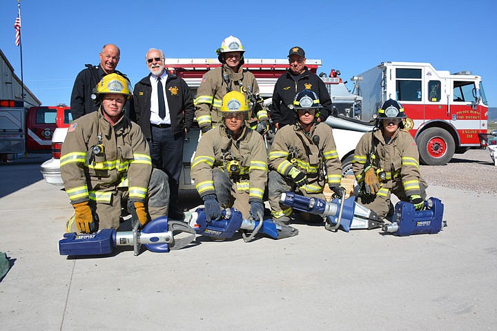 &lt;p&gt;&lt;strong&gt;Back left to right, Brian Lipscomb, Energy Keepers CEO, Paul Laisy, Polson Rural Fire Department Chief, Andrew Hoel, Captain, Jack Clapp, Deputy Chief. Front left to right, Firefighters Kyle Yankey, Zach Houle, Justin Hoel and Shondra Thorsted.&lt;/strong&gt;&lt;/p&gt;&lt;p&gt;&lt;strong&gt;&#160;&lt;/strong&gt;&lt;/p&gt;