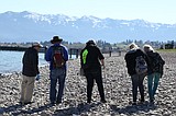 Two Eagle students look for invasive species