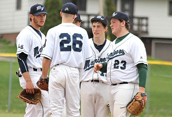 At the mound