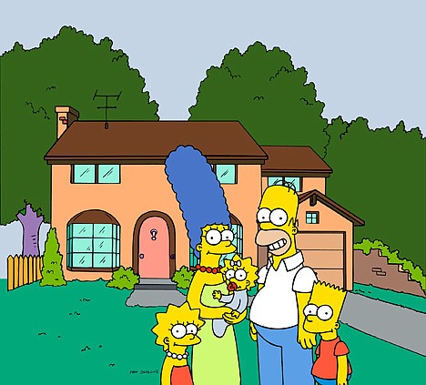 &lt;p&gt;FILE - This undated frame from the Fox series &quot;The Simpsons,&quot; shows the popular cartoon family posing in front of their home, from left, Lisa , Marge , Maggie, Homer and Bart Simpson. Television networks are masters of self-promotion, so it's no surprise that Fox is carving out two prime-time hours Sunday April 22, 2012 to celebrate its 25th year (AP Photo/Fox Broacasting Co.)&lt;/p&gt;