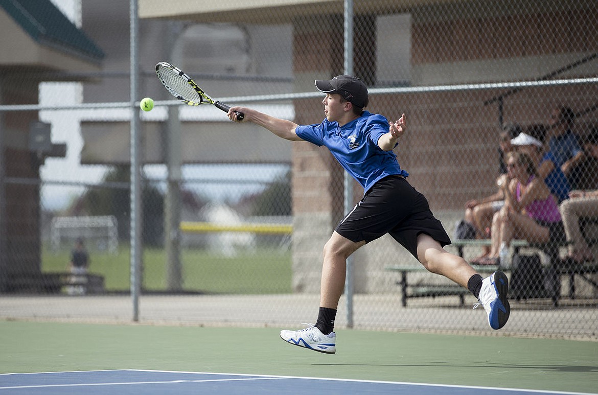 &lt;p&gt;LOREN BENOIT/Press Coeur d'Alene High School's Bracken Curtis tries to return one of Jack DuCoeur's hits but comes up short during a tennis match at Lake City High School on Thursday.&lt;/p&gt;