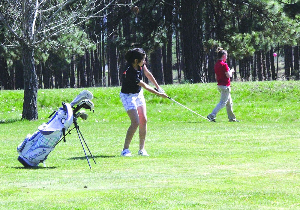 &lt;p&gt;Jade LaDeaux of Plains hits from the fairway during last weekend's tournament at the Wild Horse Plains golf course.&lt;/p&gt;