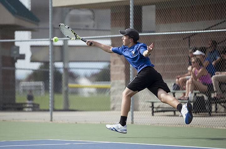 &lt;p&gt;LOREN BENOIT/Press Coeur d'Alene High School's Bracken Curtis tries to return one of Jack DuCoeur's hits but comes up short during a tennis match at Lake City High School on Thursday.&lt;/p&gt;