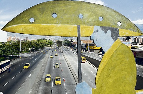 &lt;p&gt;A main avenue is empty of private cars on A Day Without Cars seen from a bridge decorated with a statue of a pedestrian in Medellin, Colombia, Thursday, April 22, 2010. The Day Without Cars marks the 40th anniversary of Earth Day. (AP Photo/Luis Benavides)&lt;/p&gt;