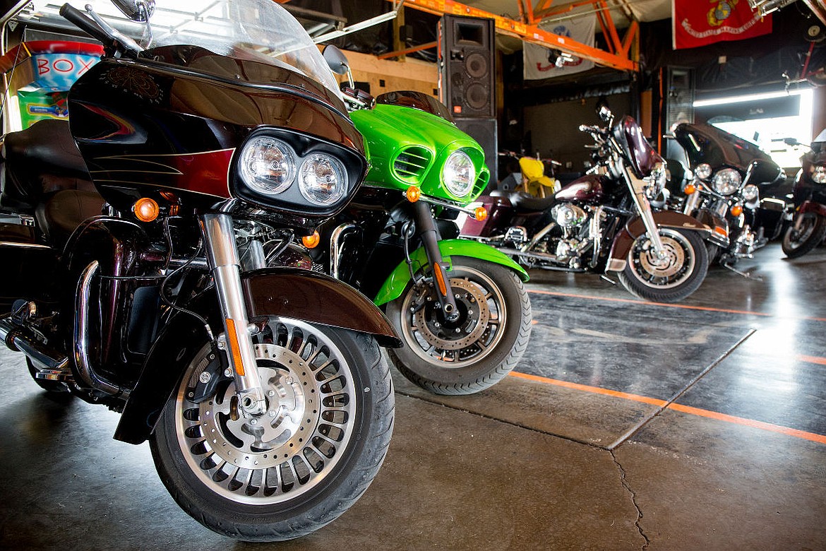 &lt;p&gt;A Harley-Davidson motorcycle, left, and green Kawasaki are among at least ten bikes up for auction today, at 1 p.m. at Cruiser&#146;s Biker Bar and Grill at Stateline.&lt;/p&gt;