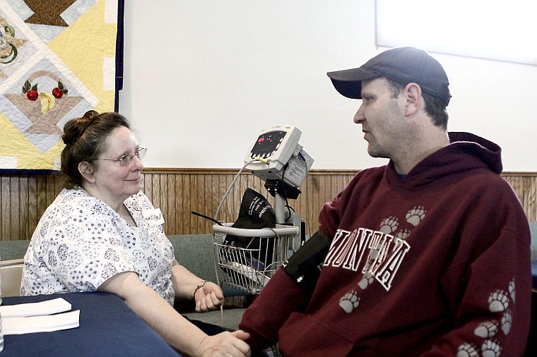 &lt;p&gt;Free blood pressure tests were administered by nurses from Mineral Community Hospital.&lt;/p&gt;