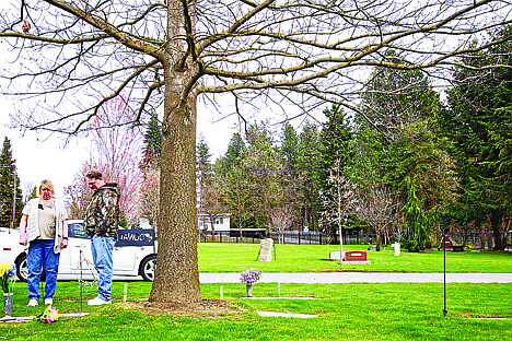 &lt;p&gt;JEROME A. POLLOS/Press Luanne and Pat Melior stand near the burial plot Tuesday where Luanne's father was initially buried before being moved by the City of Coeur d'Alene allegedly without notifying the Meliors.&lt;/p&gt;