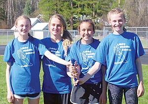 &lt;p&gt;8TH GRADE GIRLS 4X400 RELAY TEAM Record Time 4:56:3 Old Record set in 1995: 5:09:72 Jessica Jones, Marissa Wood, Kyla Cady and Lauren Thorstensen&lt;/p&gt;