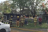 Fire destroys several small structures in Moses Lake Sunday