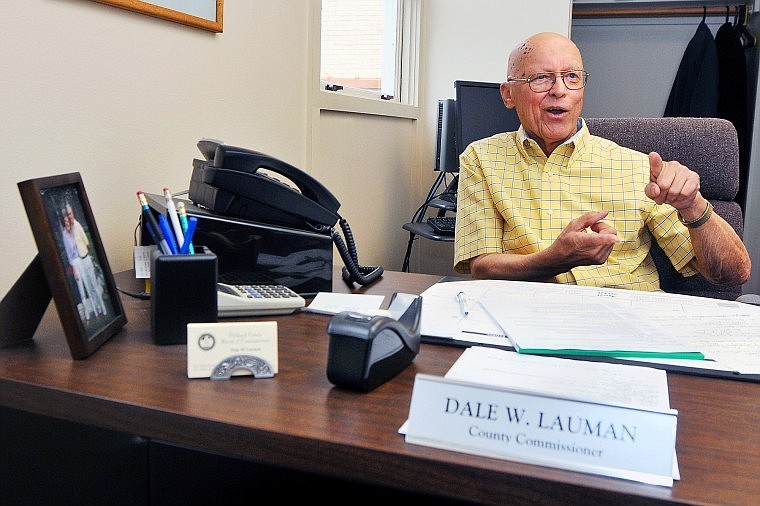 Dale Lauman,  a Flathead County commissioner since 2007, was diagnosed with non-Hodgkins stage II lymphoma last October. He has since completed chemotherapy treatments.