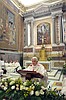 Pope stakes out church's course as he begins 8th year