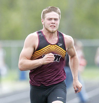 &lt;p&gt;Sean Opland 100-meter dash Libby Invite April 23, 2016.&lt;/p&gt;