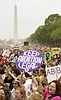 Huge throngs march in support of abortion rights