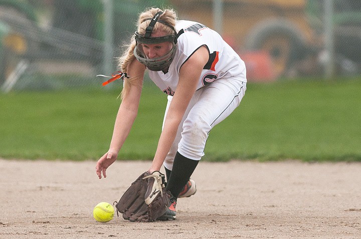 &lt;p&gt;Flathead's Sidney Alberts fields a ball Thurdsay night during Flathead's loss to Big Sky at Conrad Complex.&#160;&lt;/p&gt;