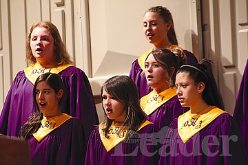 &lt;p&gt;Polson High School choir members Kim Holland, Amaya Poole, Oriana Forsythe, Lydia Dupuis, Courtney Ellenwood, and Veronica Richard perform last month in preparation for the District II Music Festival last week.&lt;/p&gt;