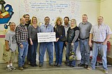 Sun Basin Growers donate $13,080 to food bank