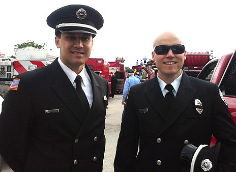 &lt;p&gt;Kootenai County Fire and Rescue's Kaipo Kuehu, left and Adam Godwin attended the ceremony in Texas remembering firefighters who were killed in a fertilizer plant explosion.&lt;/p&gt;