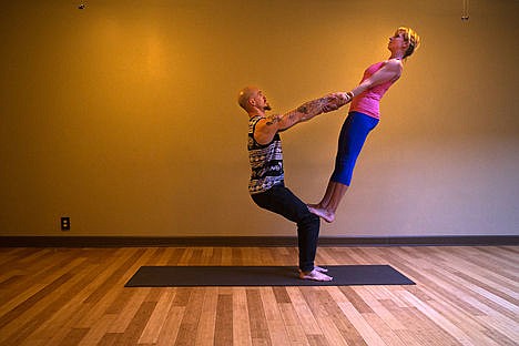 &lt;p&gt;Steve Seiver demonstrates a pose with partner Kim Sherwood at Balance Studio in Coeur d&#146;Alene. The duo has previously been featured on USA Today.&lt;/p&gt;