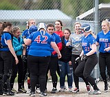 Kats drop a pair in softball