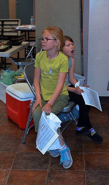 &lt;p&gt;&lt;span&gt;Bailey Lemm and Ariella Mihara wait for their turn.&lt;/span&gt;&lt;/p&gt;