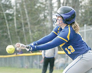 &lt;p&gt;Hannah England grounds out, third out bottom of third inning vs. Polson April 23.&lt;/p&gt;