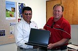 Weinstein Beverage donates laptops to Big Bend