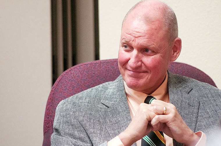 &lt;p&gt;Tom Sward Monday night during a candidate forum at Flathead Valley Community College. April 21, 2014 in Kalispell, Montana. (Patrick Cote/Daily Inter Lake)&lt;/p&gt;