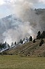 Crews battle flames at National Bison Range