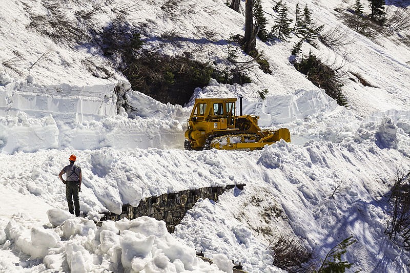 Plowing begins on Glacier Park roads, reservations going smoothly ...