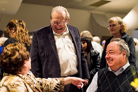 &lt;p&gt;Norm Gissel, center, laughs with Diane and Freeman Duncan at the Kootenai County Task Force on Human Relations banquet.&lt;/p&gt;