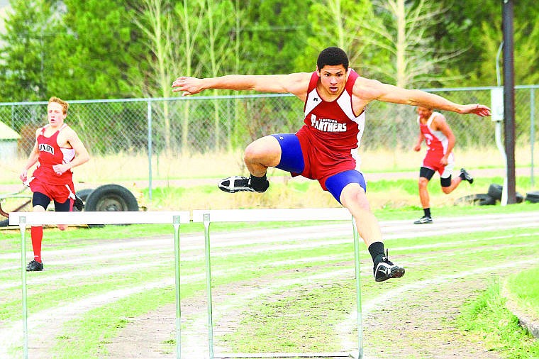 &lt;p&gt;Keir Sanzano of Alberton jumps over some hurdles in the sixth annual Brian Bachmeier Memorial Meet in Arlee on April 26.&#160;&lt;/p&gt;