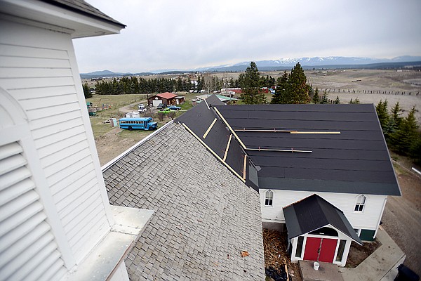 &lt;p&gt;View from above of the construction happening at the Stillwater Free Lutheran Church on Tuesday, April 23, north of Kalispell. (Brenda Ahearn/Daily Inter Lake)&lt;/p&gt;