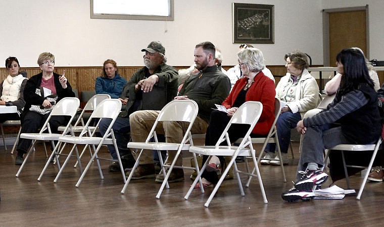 &lt;p&gt;Sharon Patterson (left) asks MCH officials how they plan on mending burned bridges.&lt;/p&gt;