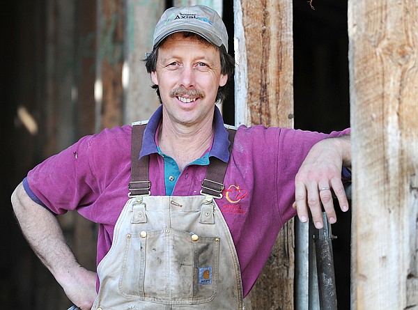 County Commissioner Joe Brenneman is pictured at his farm off Steel Bridge Road last spring east of Kalispell. Brenneman is running for a second term as commissioner.